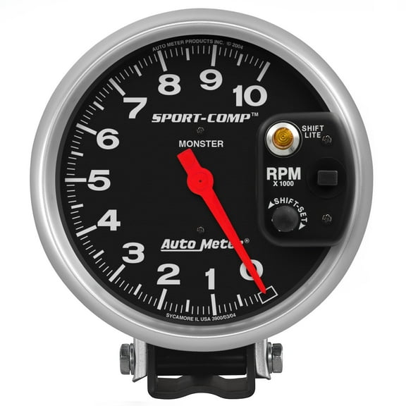 Auto Meter 3903 Sport-Comp Shift-Lite Tachometer5.000 in.