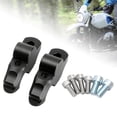 thumbnail image 3 of Miulika 2Pcs Motorcycle Handlebar Riser 28mm Fit for R Nine T Latte 14-18 Black, 3 of 8