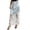 A-Blue544, variant on Wxolcjlv Womens Satin Maxi Skirt Elastic Waist Lace Panel Hem Skirts