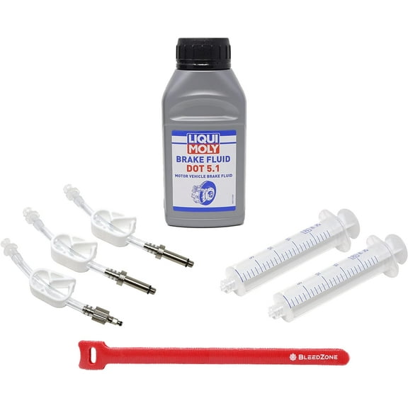 Bleed Kit for SRAM Brakes Including Code Guide Level with DOT 5.1 Fluid
