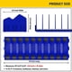 thumbnail image 2 of Plier Organizer Rack, 10-Slot Pliers Cutters Organizer Rack ,Tool Organizer, Tool Drawer Toolbox Org, 2 of 5