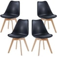 thumbnail image 1 of Set de 4 Sillas Ellen de comedor u oficina color Negro, 1 of 8