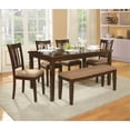 thumbnail image 2 of Homelegance Dining Bench 44-Inch Western Dark Brown Espresso Finish, 2 of 3