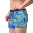 thumbnail image 4 of Bingfone Peacock Men'S Underwear - Casual Stretch Boxer Briefs-Small, 4 of 9