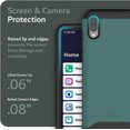 thumbnail image 6 of TUDIA Merge Jitterbug Smart 3 Phone Case Heavy Duty Dual Layer Cover - Hunter Green, 6 of 7