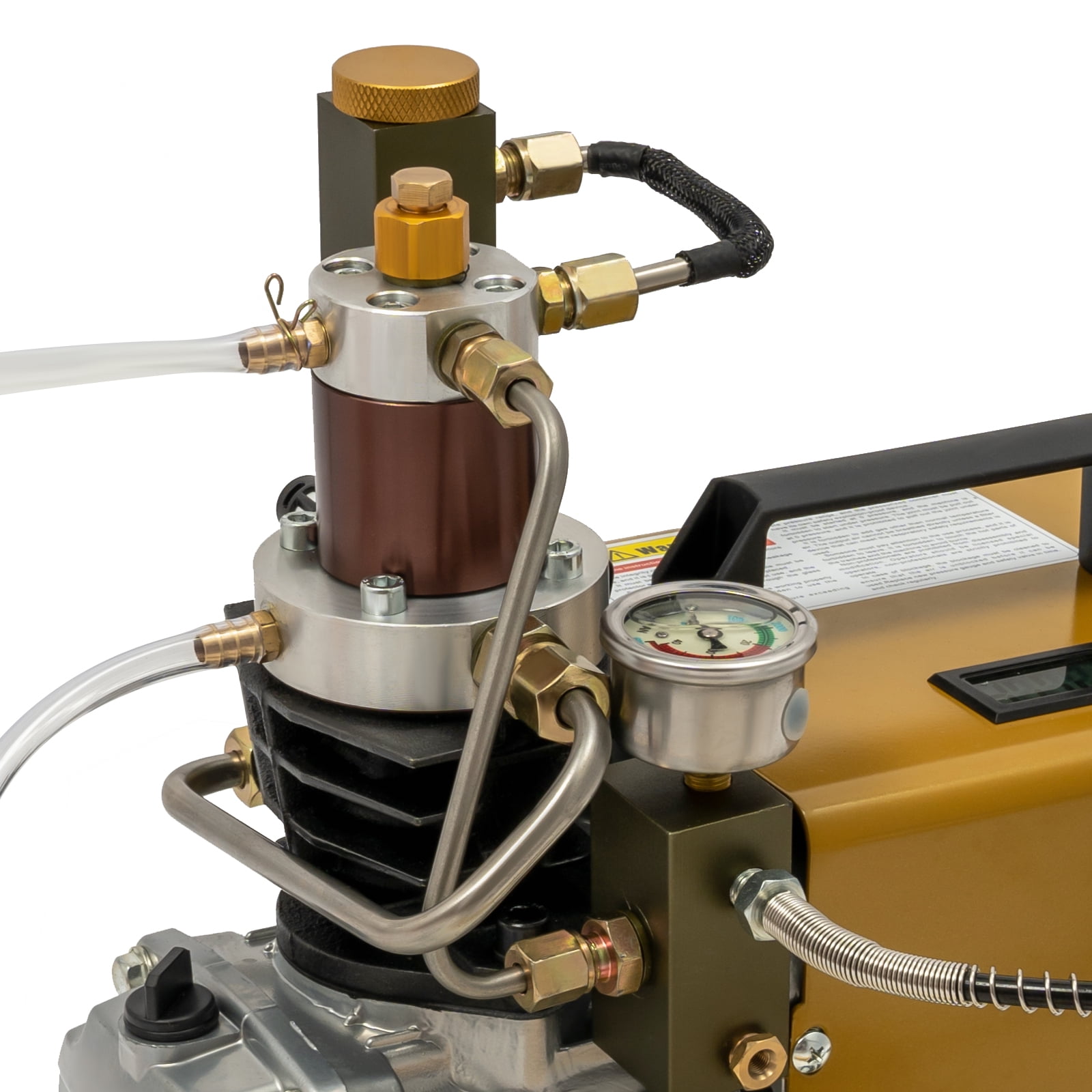 Wildnix PCP Air Compressor with All-Copper Motor, 22gal/min Inflation Speed, Safety Valve, Aluminum Box, Shockproof Pressure Gauge, Easy to Carry, Efficient and Durable