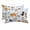 White, variant on Rustic Cat Outdoor Pillows for Chaise Lounge Chair Waterproof Lumbar Pillows with Insert&Adjustable Elastic Strap Beach Headrest Pillow Funny Cute Fish Leaves Bubble Pillow for Patio Pool 11"x16"