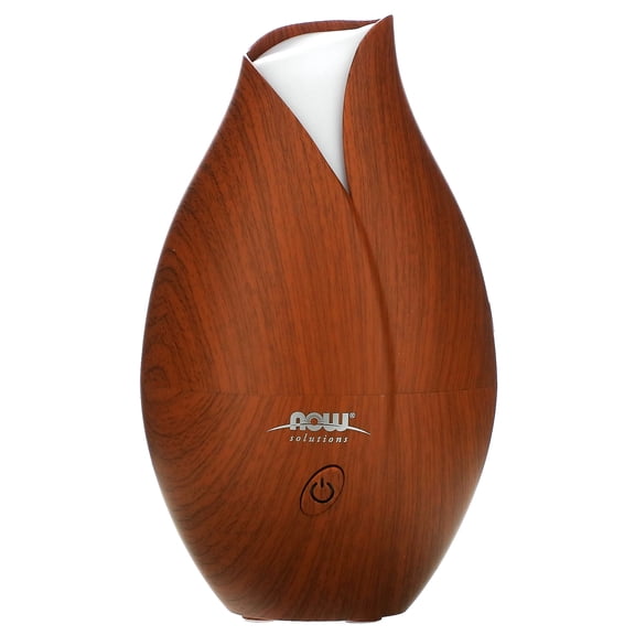 NOW Foods Solutions, Ultrasonic Faux Wood Grain Diffuser, 1 Piece
