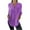 2-purple cotton linen tops women, variant on UPPADA Under 15 Women Linen Button Down Shirt Rolled Cuffed Short Sleeve Blouse Ladies Summer Casual V Neck Beach Cotton Tops Lapel Neckline Linen Shirts Collared Blouse Pink,XL