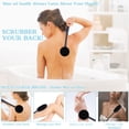 thumbnail image 7 of Back Scrubber for Shower Soft Silicone Bath Body Brush with Long Handle,  Silicone Back Scrubber for Shower, Bath Body Brush with Long Handle, Double Sided Shower Brush, 7 of 7