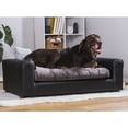 thumbnail image 3 of moots Premium Leatherette Pets Sofa, Black, Large, 3 of 9