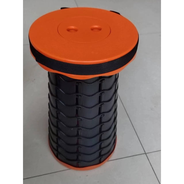 Taburete plegable arcoíris conveniente para exteriores, silla de embarque retráctil, banco ajustable para hacer cola de viaje, taburete de pesca