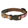 thumbnail image 1 of Stripe-brun-multi1-c Rayé Collier de Chien&44; Brun - Extra Petit, 1 of 1