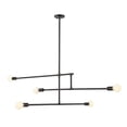 thumbnail image 2 of 731-5MB-Z-Lite-Modernist - 5 Light Chandelier In Sleek Style-15 Inches Tall and 4.75 Inches Wide-Matte Black Finish, 2 of 2