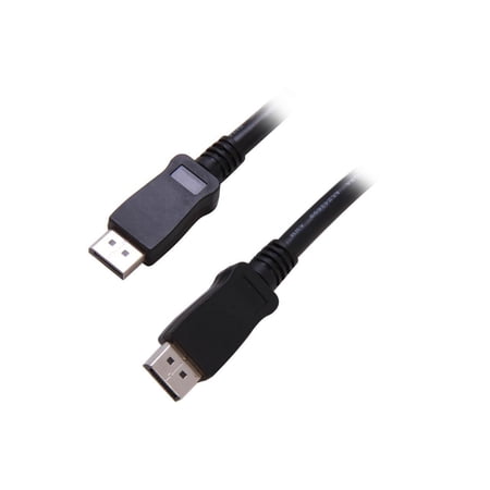 UPC: 0065030834995 | StarTech.com DISPLPORT25L 25 ft. Black 1 x DisplayPort Male to 1 x DisplayPort Male DisplayPort Cable with Latches M/M Male to Male