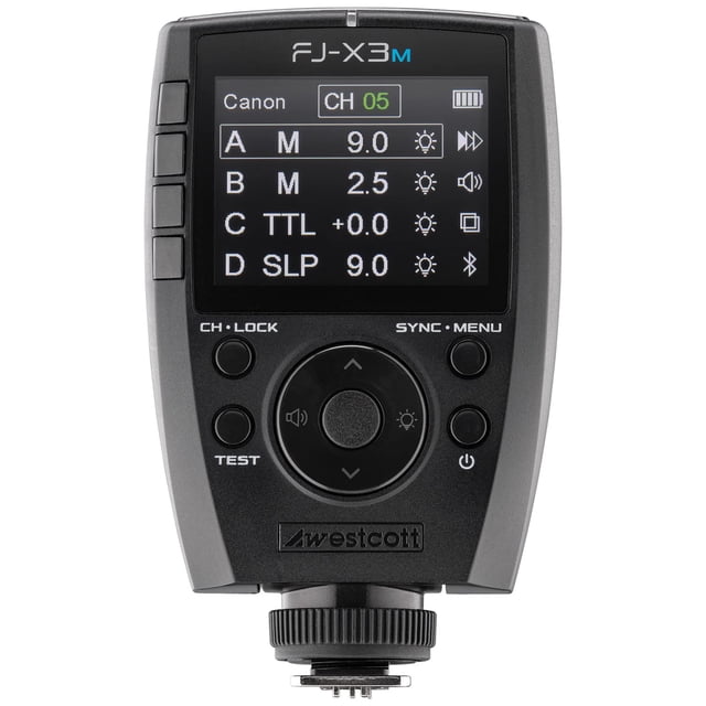 Disparador de flash inalámbrico Westcott FJ-X3 M universal multimarca