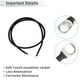 thumbnail image 5 of Cable de inversor de batería universal de 1 pieza Unique Bargains con terminal de 3/8" y 3.5 pies, calibre 5 AWG, cobre estañado negro, 5 of 7