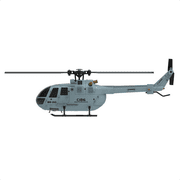 Roofworld C186 2.4G RC Helicopter with 6-Axis Gyroscope, Gray