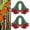 Red, variant on 25 Pack Christmas Garland Ties with Bells, 20 Inch Decorative Twist Ties for Garland, Wreath, Stair Railing, Banister, Mantel, Front Door,Reusable Flexible Holiday Christmas Decorating Supplies,Gold