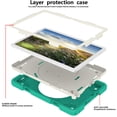 thumbnail image 4 of Dteck for Galaxy Tab A9 Case 8.7 Inch Case, Rugged Case for Samsung Galaxy A9 Tablet Case with 360 Rotating Stand Shoulder Strap Pen Holder, 2023 Model(SM-X110/X115/117), Mint, 4 of 9