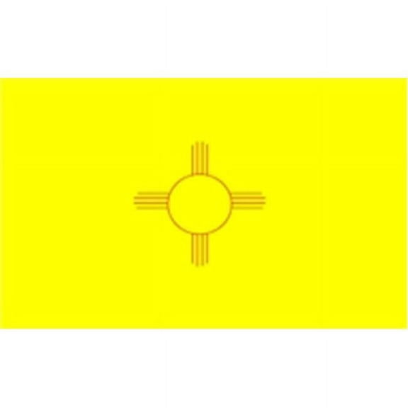 Annin Flagmakers 143780 5 ft. X 8 ft. Nyl-Glo New Mexico Flag