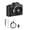 Black, variant on NEXAVKPR Mini Digital Camera For Kids With 2Million Pixeled Double Lens And Fun Filters