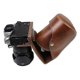 thumbnail image 2 of Xt4 Camera Case Pu Leather Half Case Cover For Fujifilm Xt2 Xt3 Xt4 Xt-4 Protective Shell With Battery Openingxt4-black Szrh A-r4812, 2 of 5