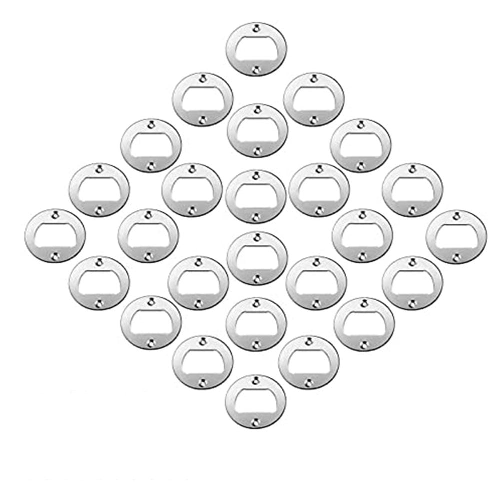 Bottle Opener Insert Kit Round Bottle Opener Hardware Wall Mounted