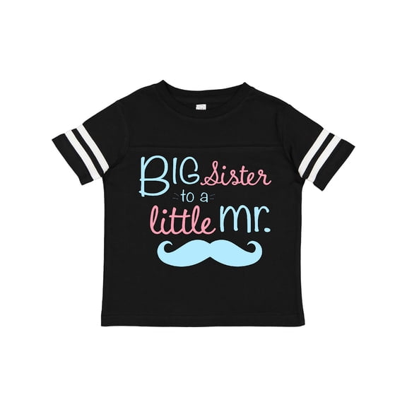 Inktastic Big Sister to a Little Mr Girls Toddler T-Shirt