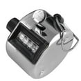 thumbnail image 2 of Manual Hand Tally Palm Clicker Counter 9999 Max 4-Digit Click Push Button Mini, 2 of 9