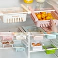 thumbnail image 3 of Estante de almacenamiento extensible Injueey para organizar la Cocina estilo cajonera color albaricoque, 3 of 6