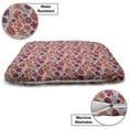 thumbnail image 3 of Flower Pet Bed, Chaotic Design Modernistic Floral Pattern with Abstract Bird Spring Garden, Chew Resistant Pad for Dogs and Cats Cushion with Removable Cover, 24" x 39", Multicolor, by Ambesonne, 3 of 4