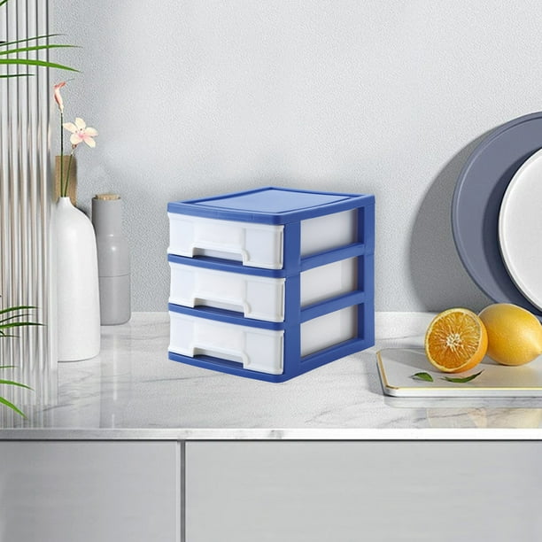 EGNMCR Storage Trunks Cabinet Drawer Storage Plastic Drawer Office Desk Desktop Storage Drawer Organizer Drawer Organizer Office Desk Plastic Storage