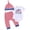 Red/White/Blue, variant on Tennyeal Infant 4th of July Outfit Set for Boys Boys Independence Day Short Sleeve Letter Prints Romper Bodysuit Striped Pants Hat 3PCS Outfits Clothes Set for 6-9 Months,Red