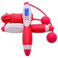thumbnail image 2 of Cuerdas para saltar de con conteo electrónico, cuerda para saltar al aire libre, equipo de Fitness para perder peso, cuerda inalámbrica para Accesorios para máquinas de ejercicios blanco rojo Soidarity OD001678-06B, 2 of 6