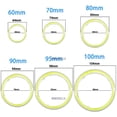 thumbnail image 5 of Anillo de halo de ojos de ángel COB de 60 MM, 70 MM, 80 MM, 90 MM, 95 MM, 100 MM, 110 MM y 120 MM, luz antiniebla DRL para coche y motocicleta, bombilla LED para faros delanteros de 12 V CC, 5 of 5