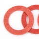 thumbnail image 3 of Juego de arandelas planas de fibra de papel de acero rojo, 150 Uds., 14 tamaños, juego surtido de arandelas aislantes con caja, 3 of 8
