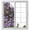 Brown, variant on Purple Flowers Window Privacy Film, Butterfly Spring Floral Watercolor Farmhouse Static Cling UV Sun Blocking Heat Control Window Tint Day and Night, Non-Adhesive One Way Privacy Cover 17.7''x39.3''