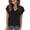 C-Black654, variant on Short Sleeve T Shirt Women Solid Color V Neck Loose Fit Casual Top 2026 Summer Cute Tee Stylish Tops