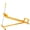 Yellow, variant on Easy Lawn Mower Jack Lift, Telescopic Maintenance Jack for Garden Tractors and Riding Lawn Mowers, 800 Lbs Capacity, Cleaning Aid, Universal, Lawn Tractor Lift, Lawn Tractor + 45° Tilt Adjustable