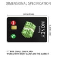 thumbnail image 4 of Money Calling Credit Card Sticker, Bank Card Skin Cover, Waterproof Skins Cover for Bank, EBT, Key, Transportation, ID 4 Pack, 4 of 6