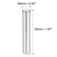 thumbnail image 3 of Uxcell Steel Pin 304 Stainless Steel Dowel Pin Cylindrical Shelf Support Pin 8mm X 50mm Silver 10pcs, 3 of 5