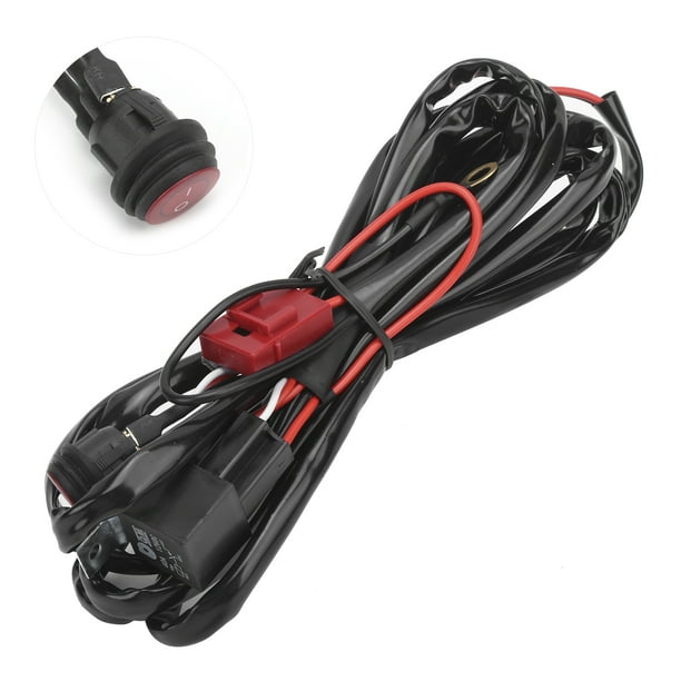 HID Wiring Harness,40A 12V Wiring Harness Relay Wiring Harness Auto