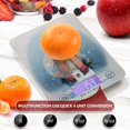thumbnail image 5 of High Precision Digital Kitchen Scale Tempered Glass Food Scale Multifunction Scale Small Kitchen Appliances Watercolor-style Snowman Pattern, 5 of 7