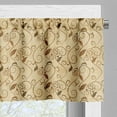 thumbnail image 3 of Ambesonne Rose Window Valance, Blooming Curled Flowers, 54" X 12", Tan and Caramel, 3 of 5