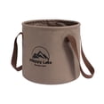 thumbnail image 1 of Seau Pliable Portable de 5,3 Gallons – Seau Pliant pour Activités Extérieures Randonnée Camping Jardinage et Pêche, 1 of 5