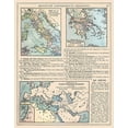 thumbnail image 2 of Monteith 26x32 Gold Ornate Wood Framed with Double Matting Museum Art Print Titled - Europe Italy Greece - Monteith 1882, 2 of 4