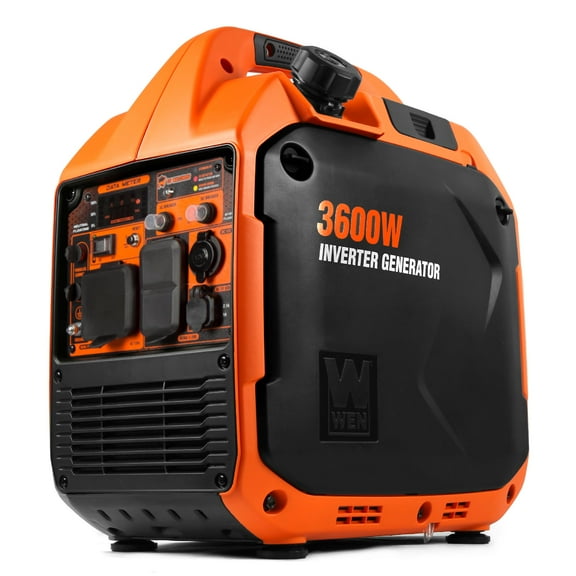 WEN Quiet and Lightweight 3600-Watt RV-Ready Portable Inverter Generator with Fuel Shut Off and CO Watchdog (56360iX)