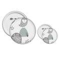 thumbnail image 1 of Cartoon Bird Cage pasto patrón nórdico Insignia insignia botón diseño conjunto, 1 of 3