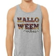 thumbnail image 2 of Halloween Vibes Tank Top Unisex Medium Grey, 2 of 5